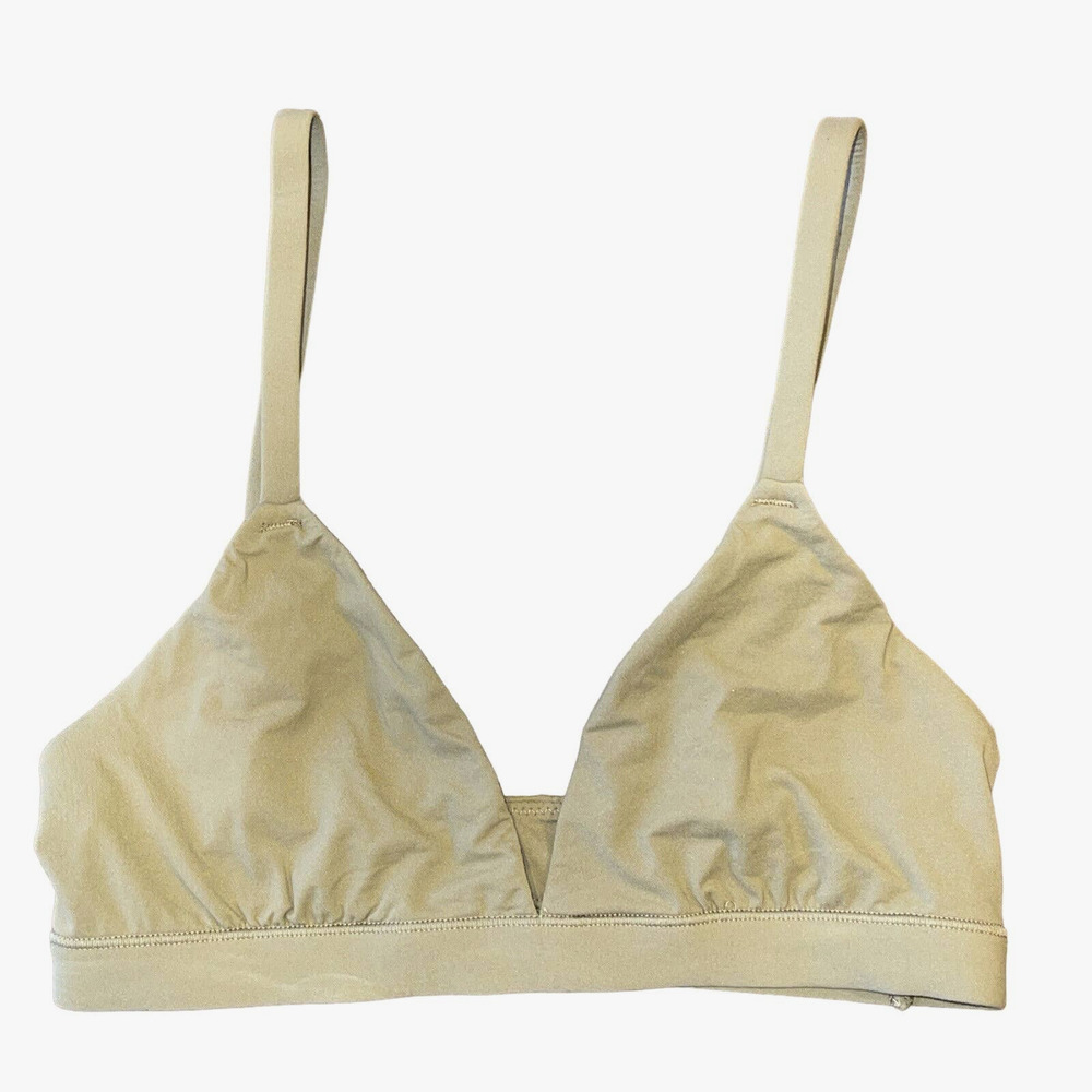 Skims Triangle Bralette Bra Wireless Pullover Size XS Green